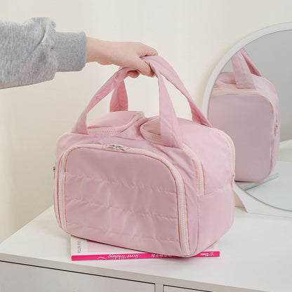 Large Capacity Travel Makeup Organizer with Dividers