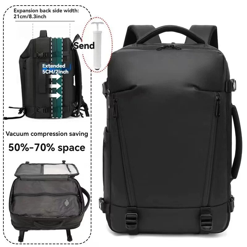 Large Capacity Vacuum Sealed Travel Backpack