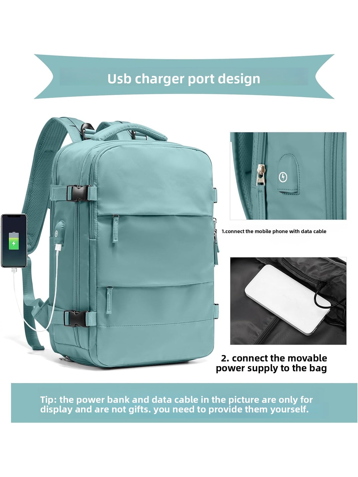 Large Capacity Vacuum Sealed Travel Backpack