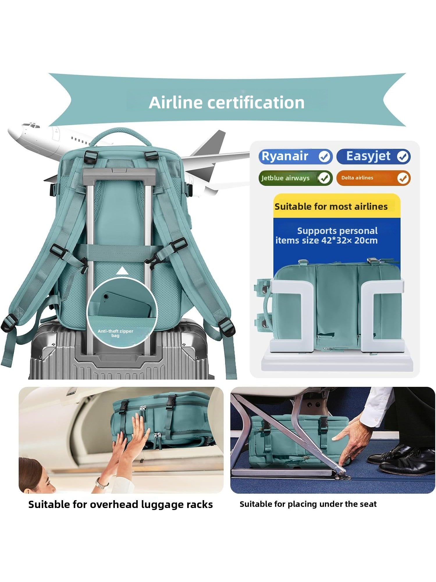 Large Capacity Vacuum Sealed Travel Backpack
