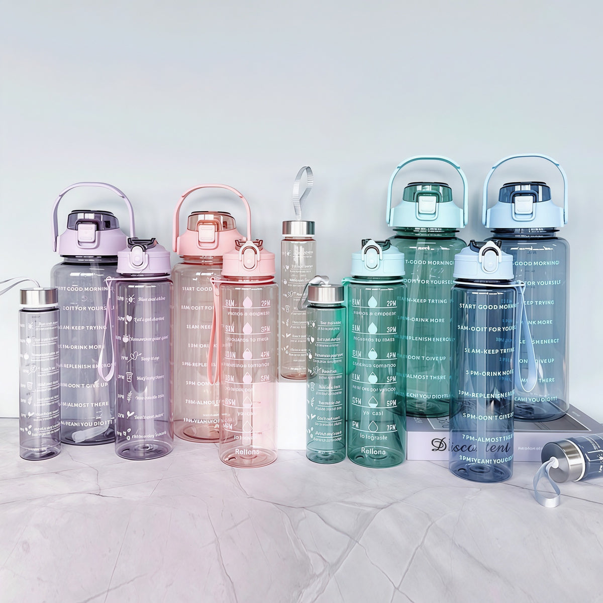 Large-capacity water bottle