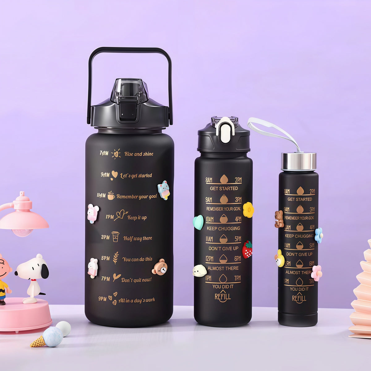 Large-capacity water bottle