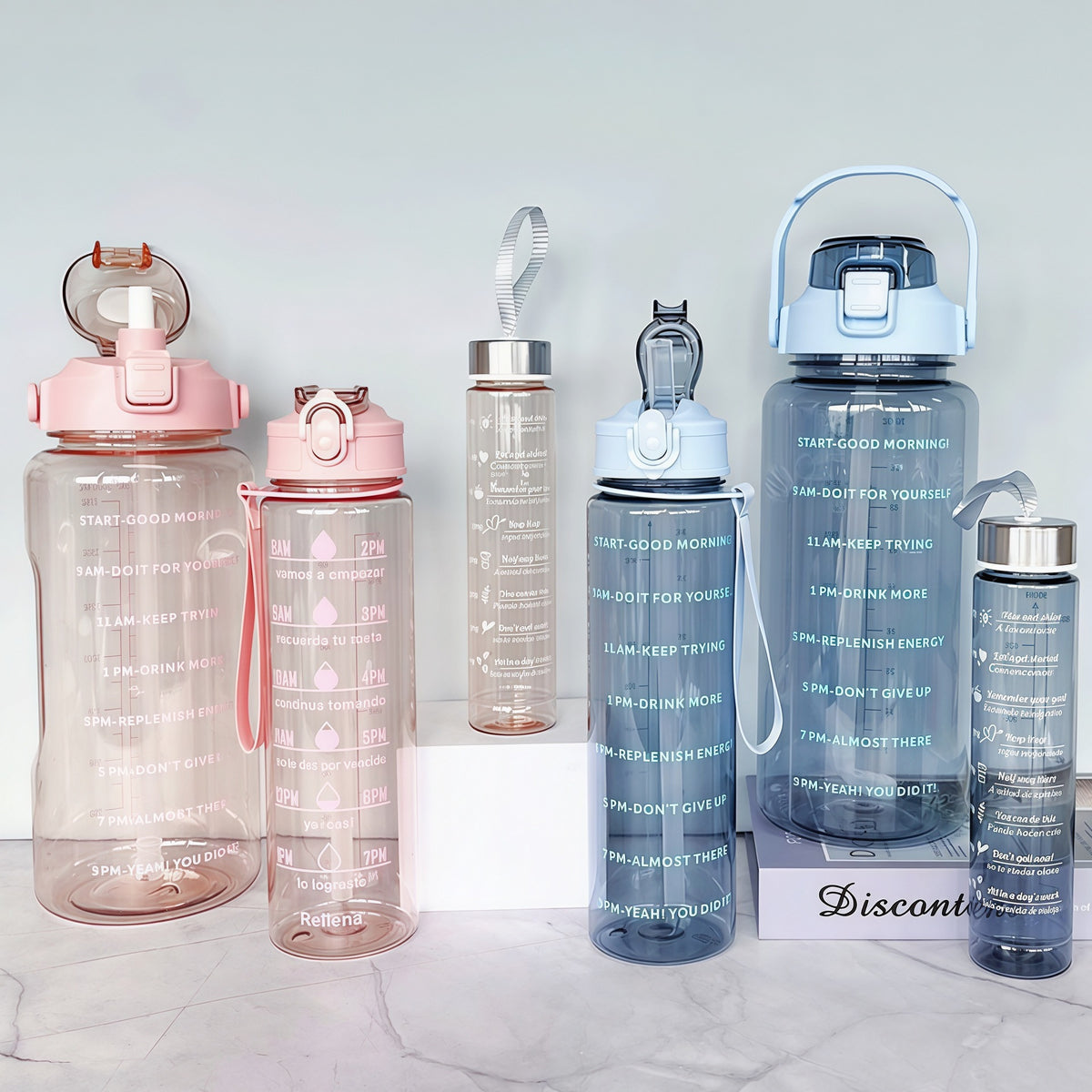 Large-capacity water bottle