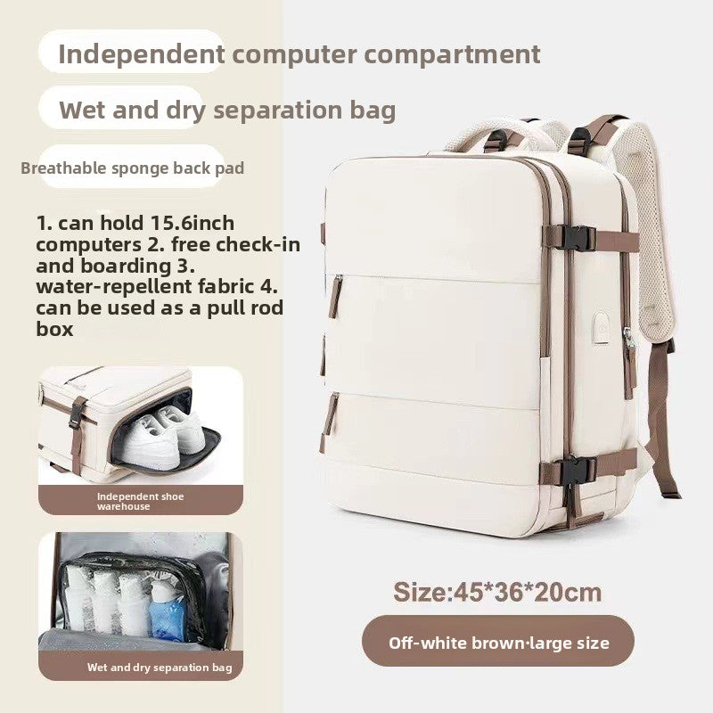 Large Capacity Waterproof Nylon Backpack