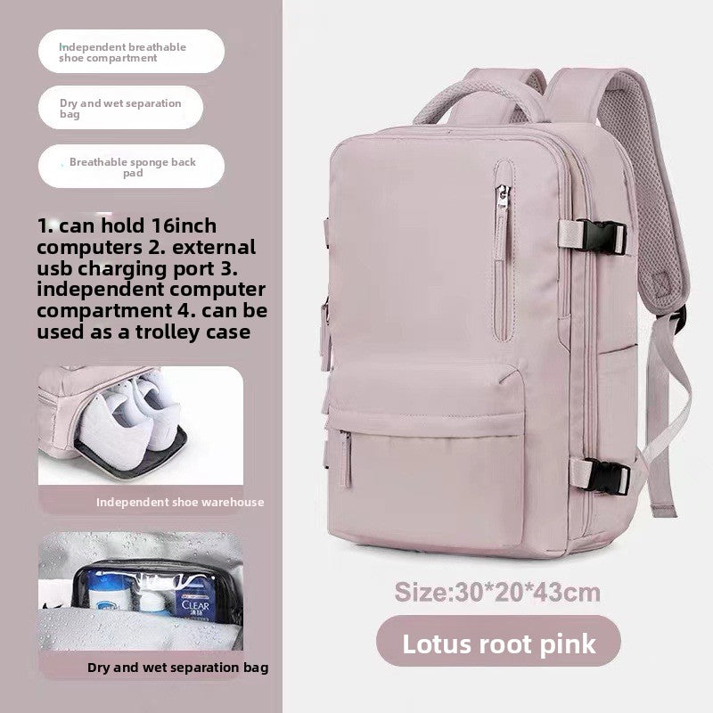 Large Capacity Waterproof Nylon Backpack