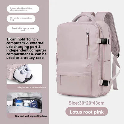 Large Capacity Waterproof Nylon Backpack