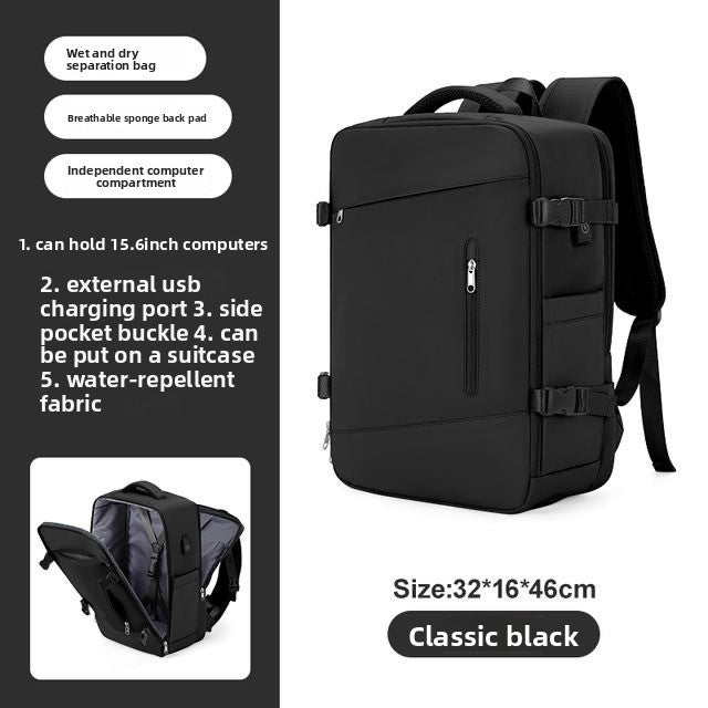 Large Capacity Waterproof Nylon Backpack