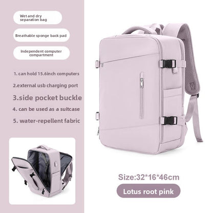 Large Capacity Waterproof Nylon Backpack