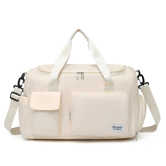 Large Capacity Waterproof Yoga Sports Bag with Shoe Compartment
