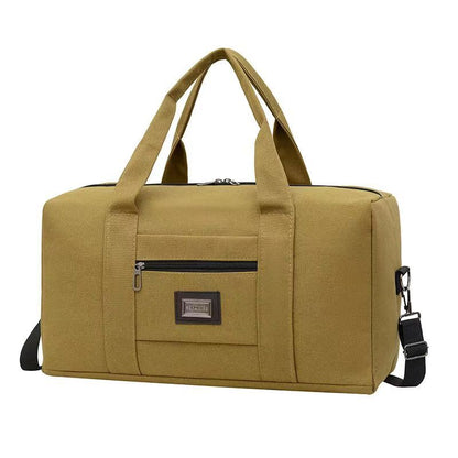 Large-capacity wear-resistant canvas handbag