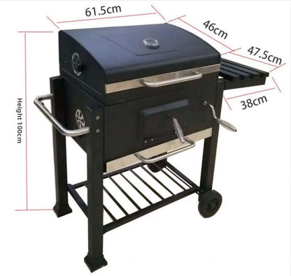 Large Charcoal Barbecue Grill for Outdoor Cooking