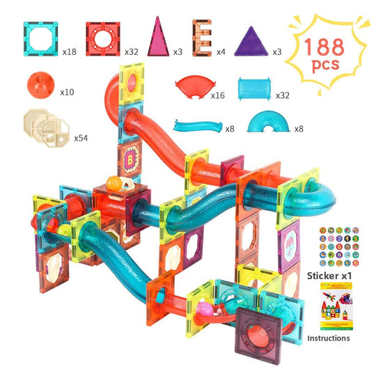 Large Color Window Magnetic Building Blocks Educational Toys
