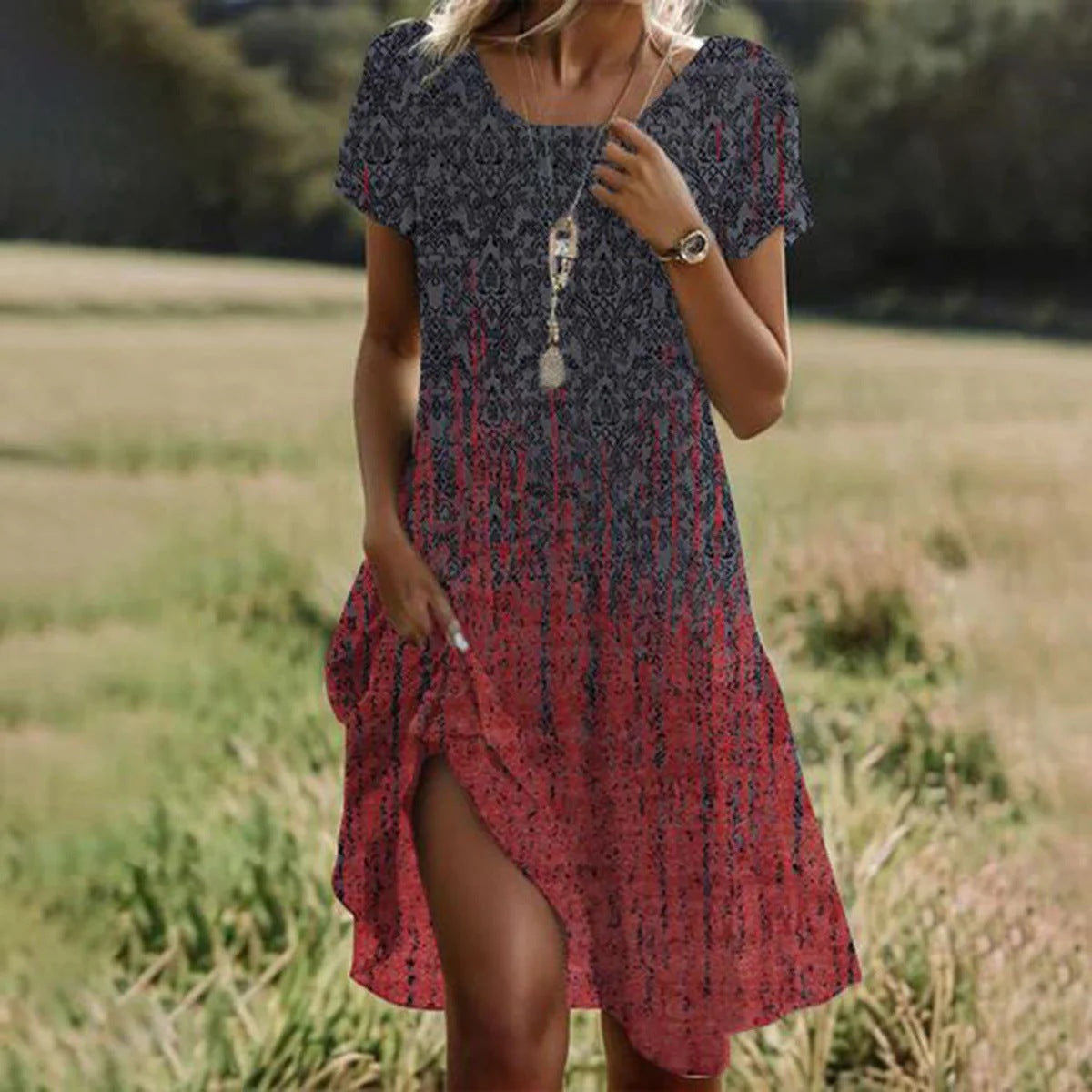 Large Crewneck Medium and Long dress