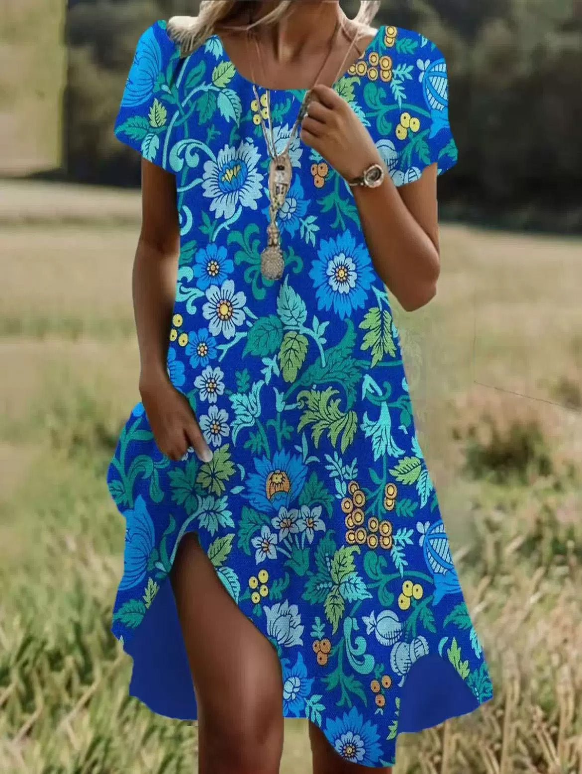 Large Crewneck Medium and Long dress