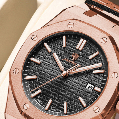Large-dial men's watch