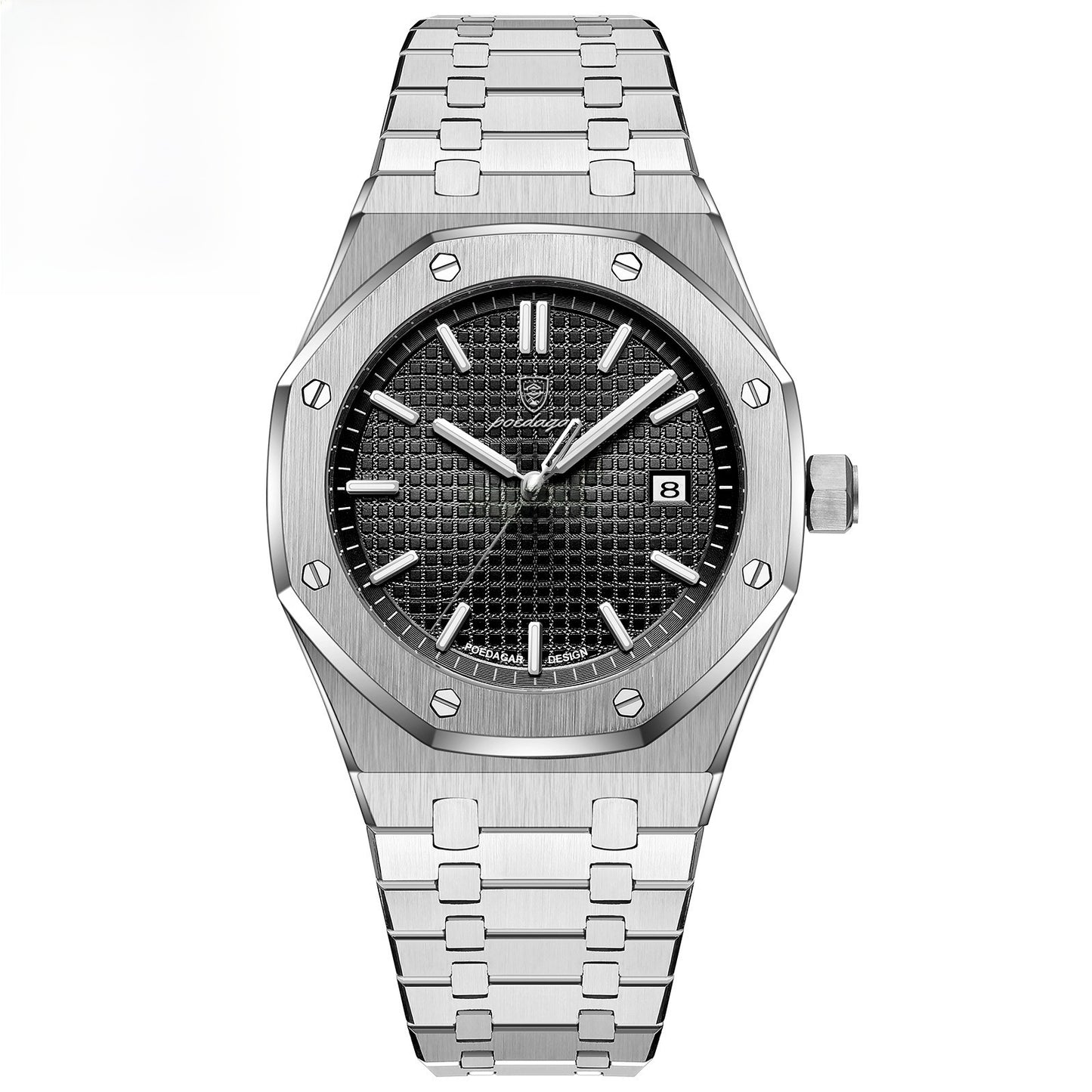 Large-dial men's watch