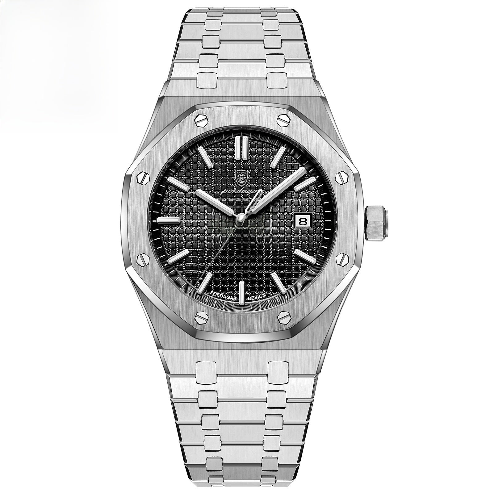 Large-dial men's watch