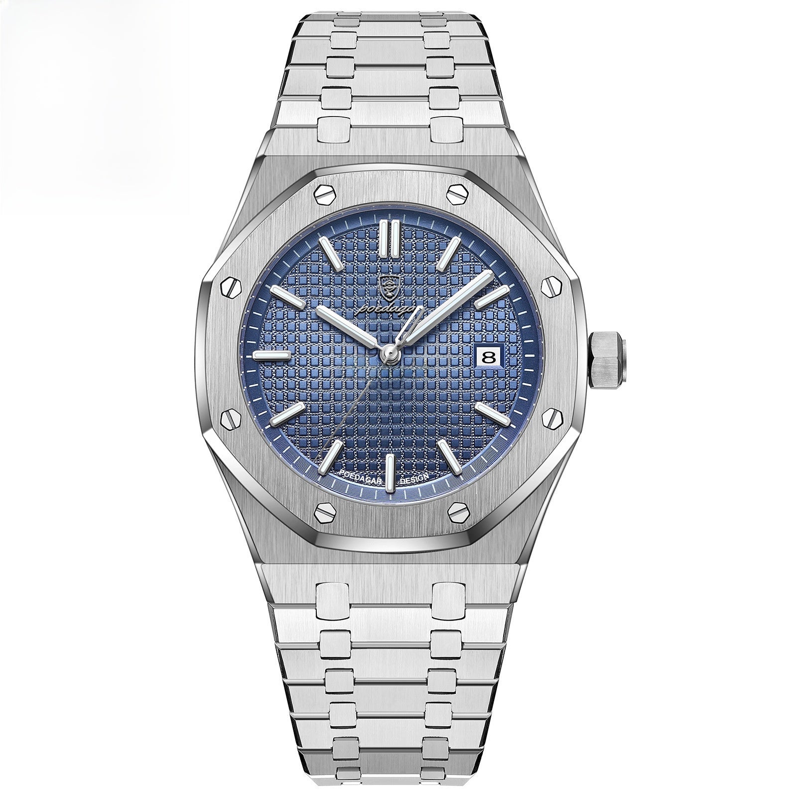 Large-dial men's watch