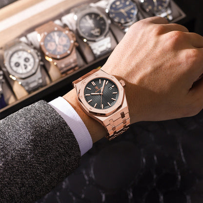 Large-dial men's watch