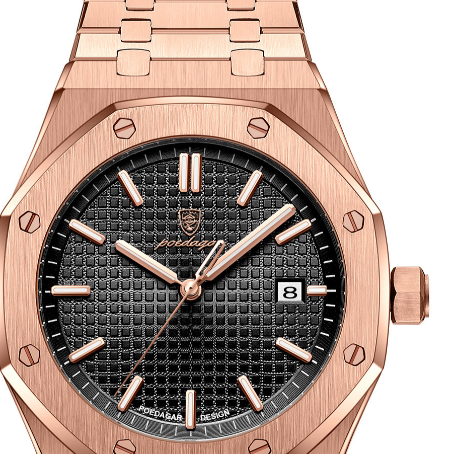 Large-dial men's watch