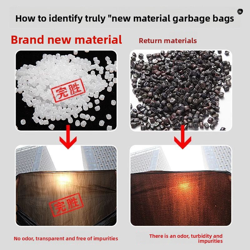 Large Flat Garbage Bags