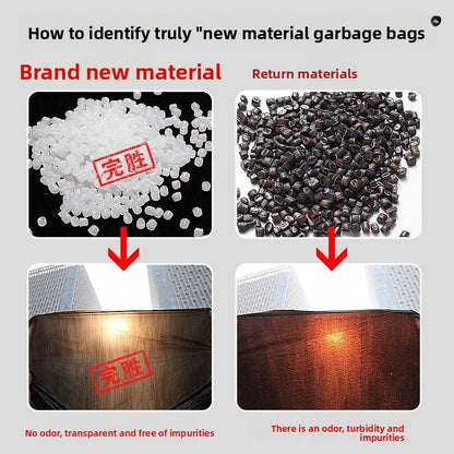 Large Flat Garbage Bags