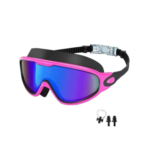 Large Frame Anti-Fog Swimming Goggles with UV Protection
