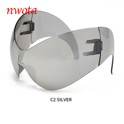 Large Frame Sports Sunglasses with UV Protection
