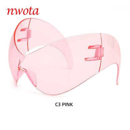 Large Frame Sports Sunglasses with UV Protection