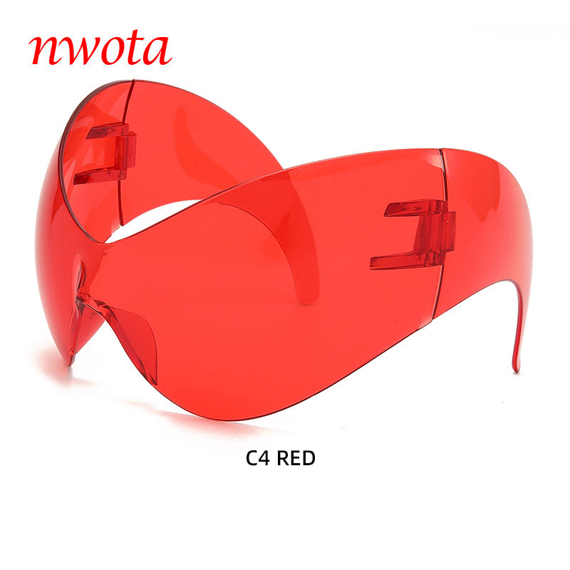 Large Frame Sports Sunglasses with UV Protection