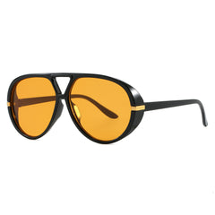 Black frame grey lens