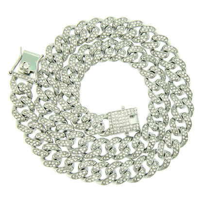 Large gold chain necklace