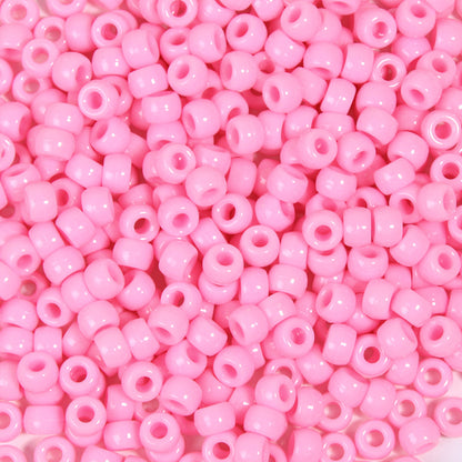 Large-hole plastic beads