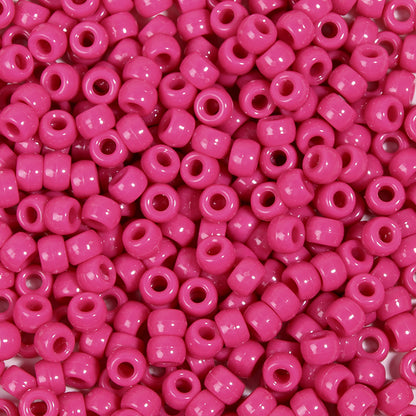 Large-hole plastic beads
