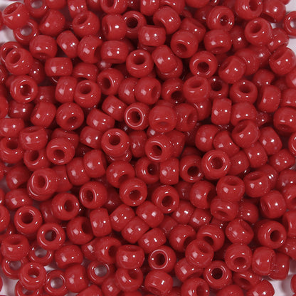 Large-hole plastic beads