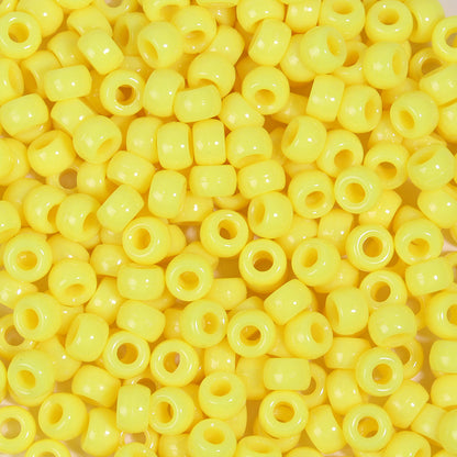 Large-hole plastic beads