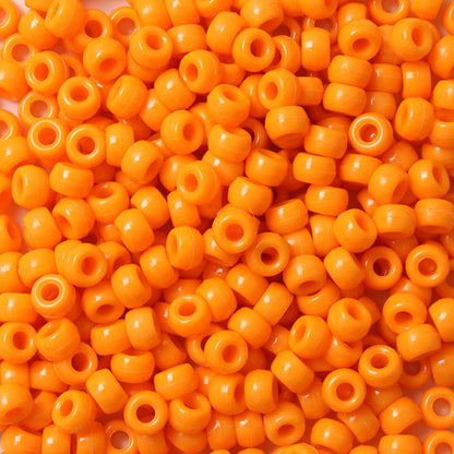 Large-hole plastic beads