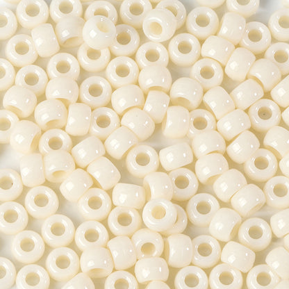 Large-hole plastic beads
