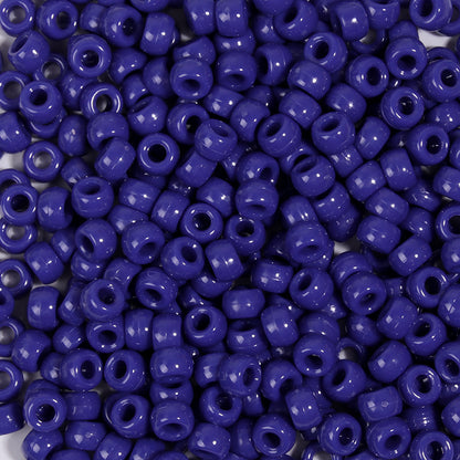 Large-hole plastic beads