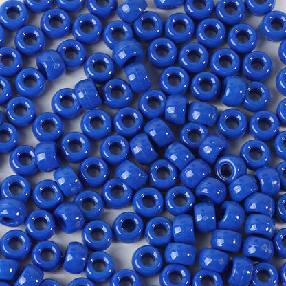 Large-hole plastic beads