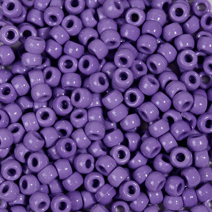 Large-hole plastic beads