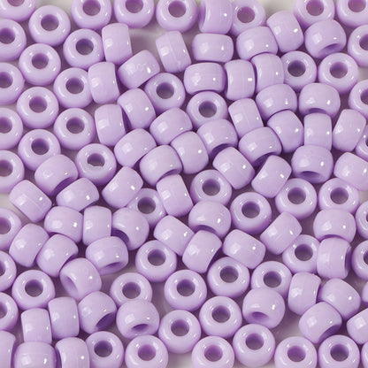 Large-hole plastic beads