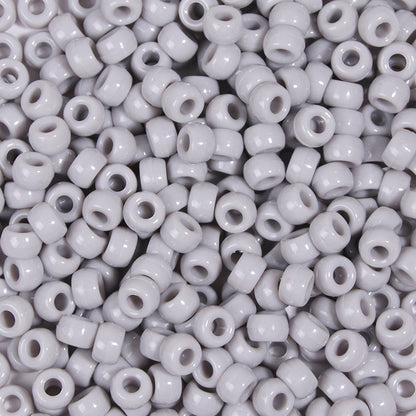 Large-hole plastic beads