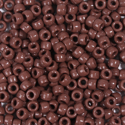 Large-hole plastic beads