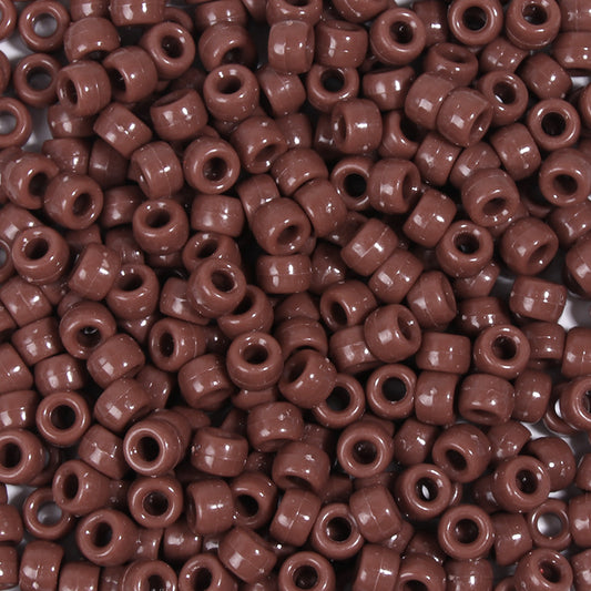 Large-hole plastic beads