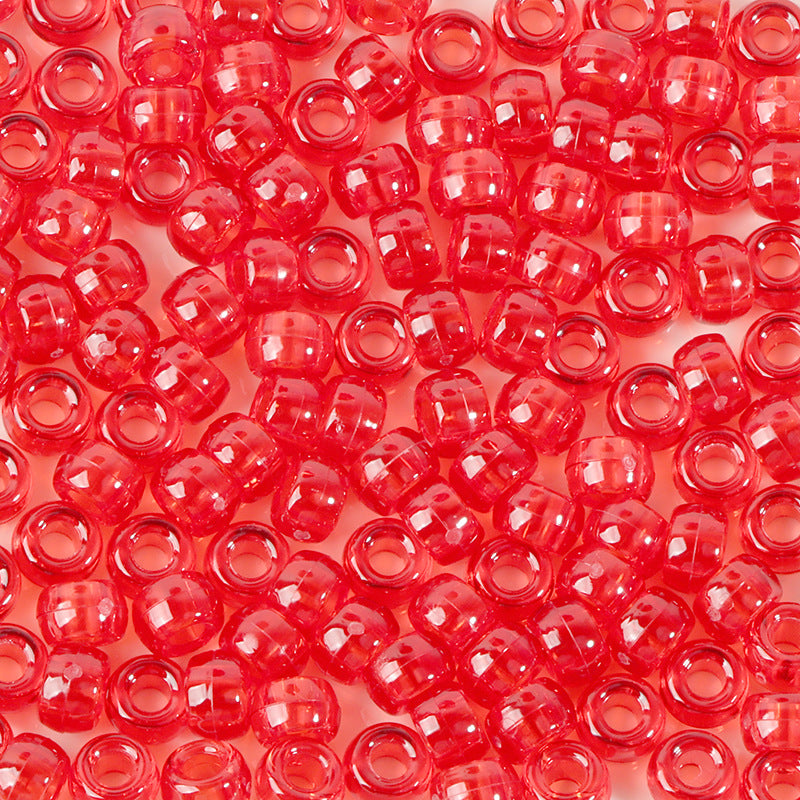 Large-hole plastic beads