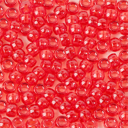 Large-hole plastic beads