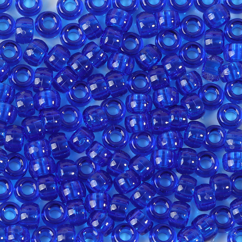 Large-hole plastic beads