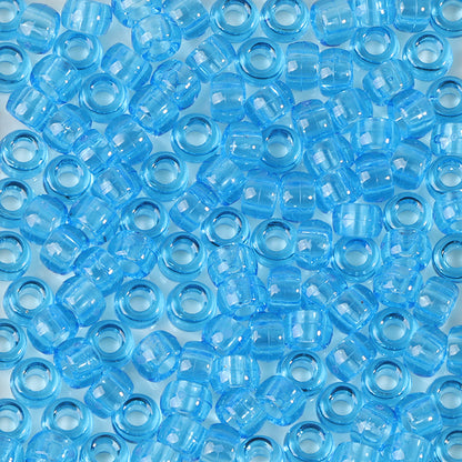 Large-hole plastic beads
