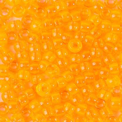 Large-hole plastic beads